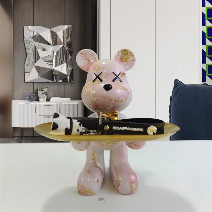 BearArt - Elegant Sculpture for Interior Decoration Bowlift