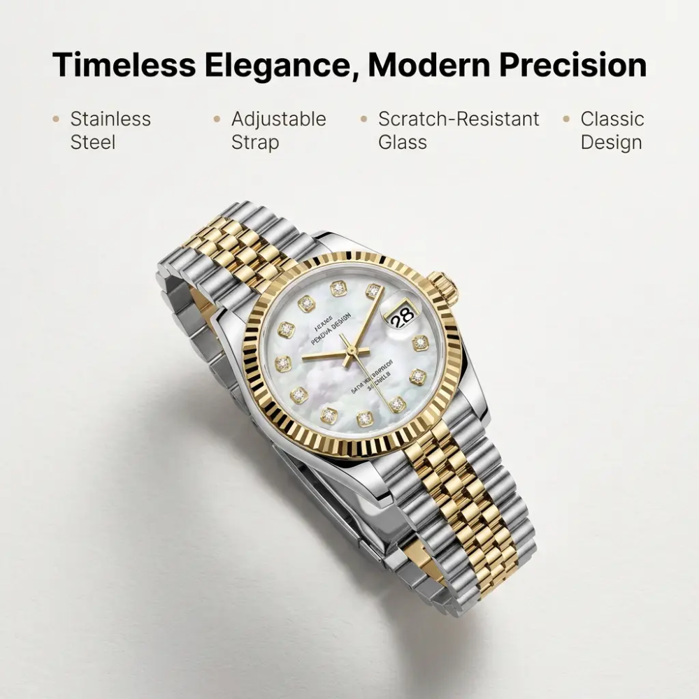 BowLift | Stainless Steel Wristwatch | Classic Design