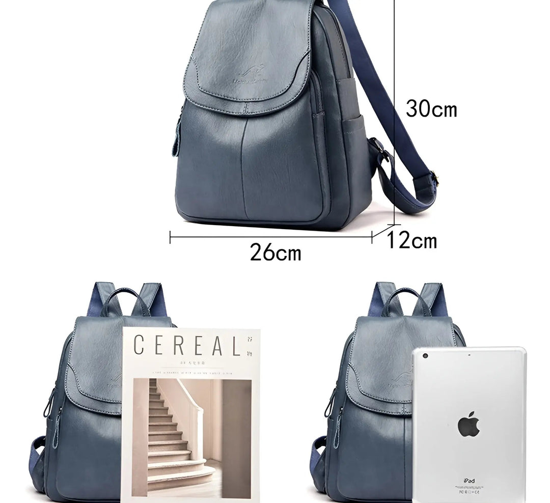 BowLift | Vintage Leather Women's Backpack - Isabella