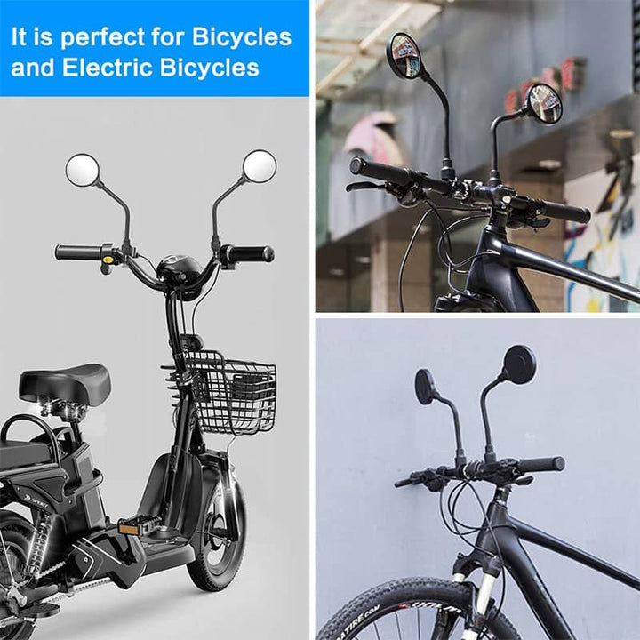FlexiView bicycle mirror with long bracket | Bowlift