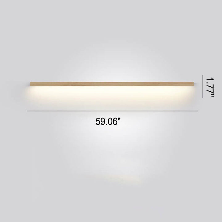 BowLift | ZenBeam Japanese LED Wall Light | Solid Wood Design | Modern Accent Lighting