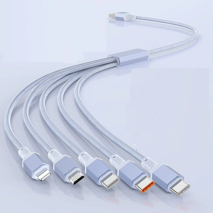 BowLift | 100W Fast-Charge 5-in-1 Data Cable- Power Up