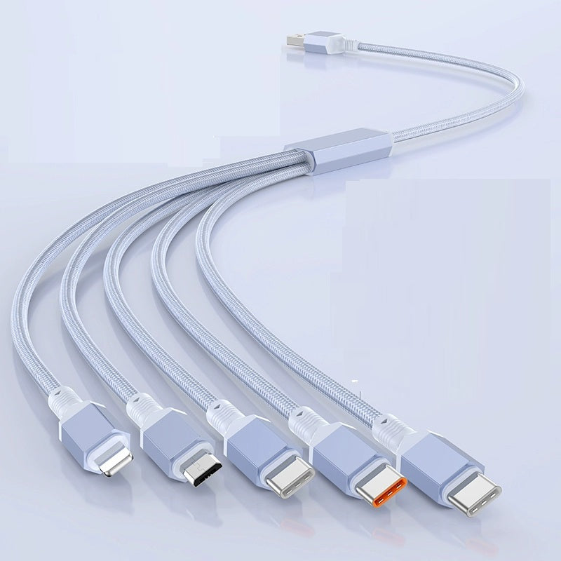 BowLift | 100W Fast-Charge 5-in-1 Data Cable- Power Up