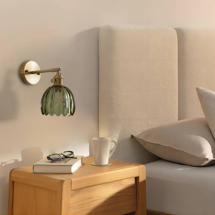 BowLift | Retro Glass Wall Lamp Tulip