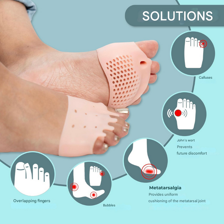 BowLift | FlexiToe Comfort Toe Separator with Foot Cushion – Pain Relief & Correction for Daily Use