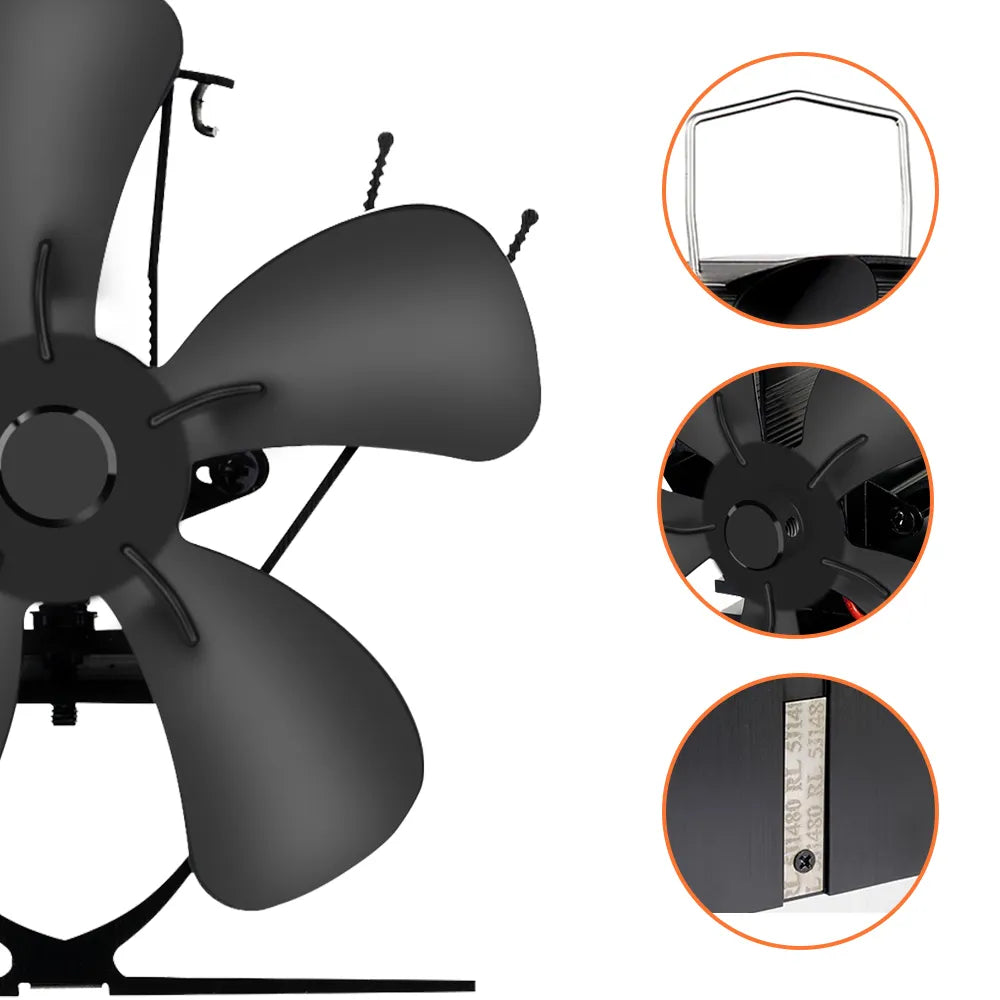BowLift | Best Wood Burner Stove Fan for Log Burning Fire Stove