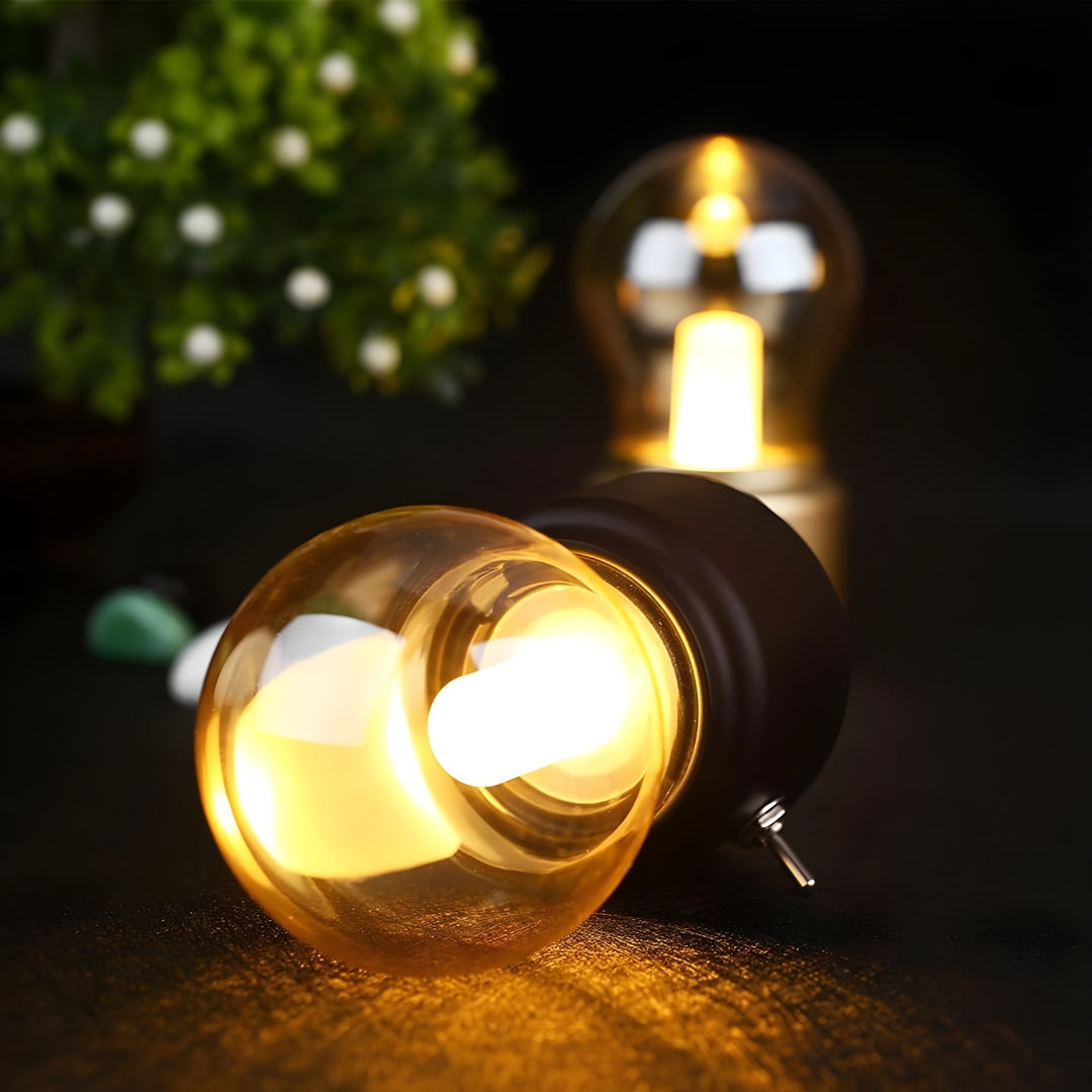 Portable Retro Table Lamp - LumiRetro | Bowlift