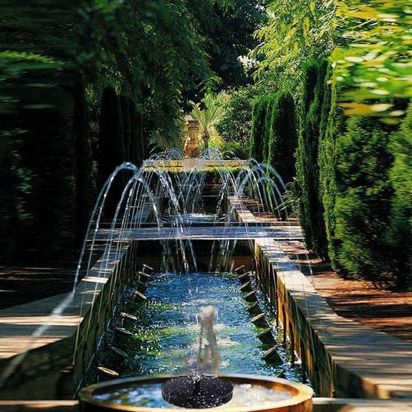 BowLift | Solar Bionic Fountain for Gardens Birth Bath for Floor / Ground