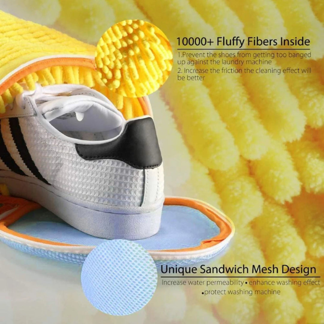 Zippered Shoe Laundry Bag - Reusable and Portable Washing Machine Shoe Washing Bag for all kind of Shoes Bowlift