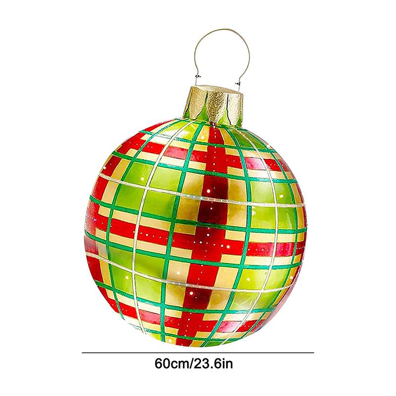 BowLift | Inflatable Christmas Ball Outdoor Decorated