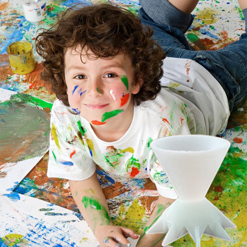BowLift | Pouring Colors Flower Split Art Cup
