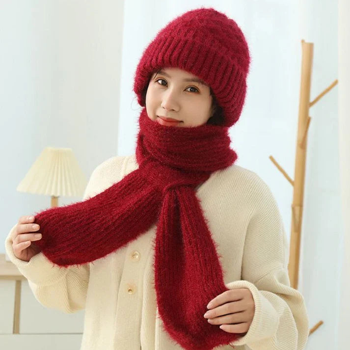 BowLift | Padded And Thick Hood With Scarf, One-Piece Hat, Warm Wind And Snow Hat