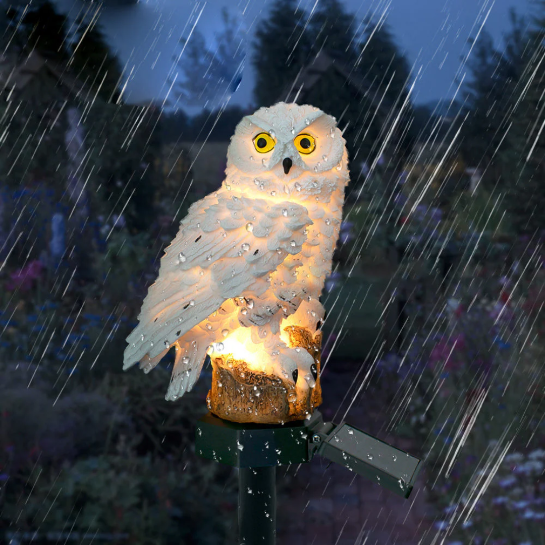 BowLift | Solar Garden Lamps – Owl Design Outdoor Lighting with Solar Energy