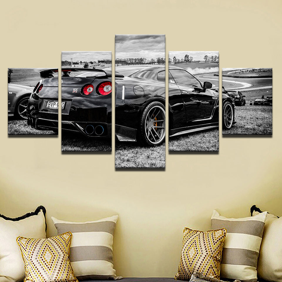 Luxury Car 5 Piece - Canvas Wall Art Painting | Bowlift