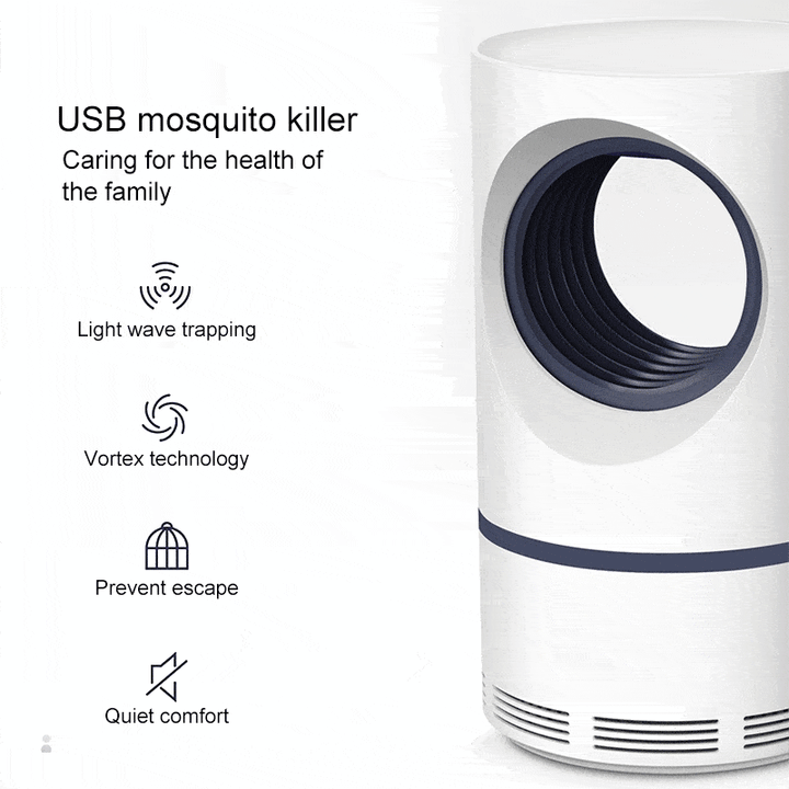 USB Photocatalytic Mosquito Killer UV Lamp, Fly Bug Insect Trap Pest Killer Light | Bowlift