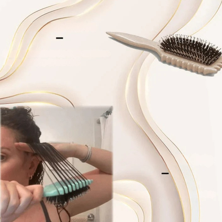 BowLift | Styling Brush Curl Defining Detangling Hair Brush