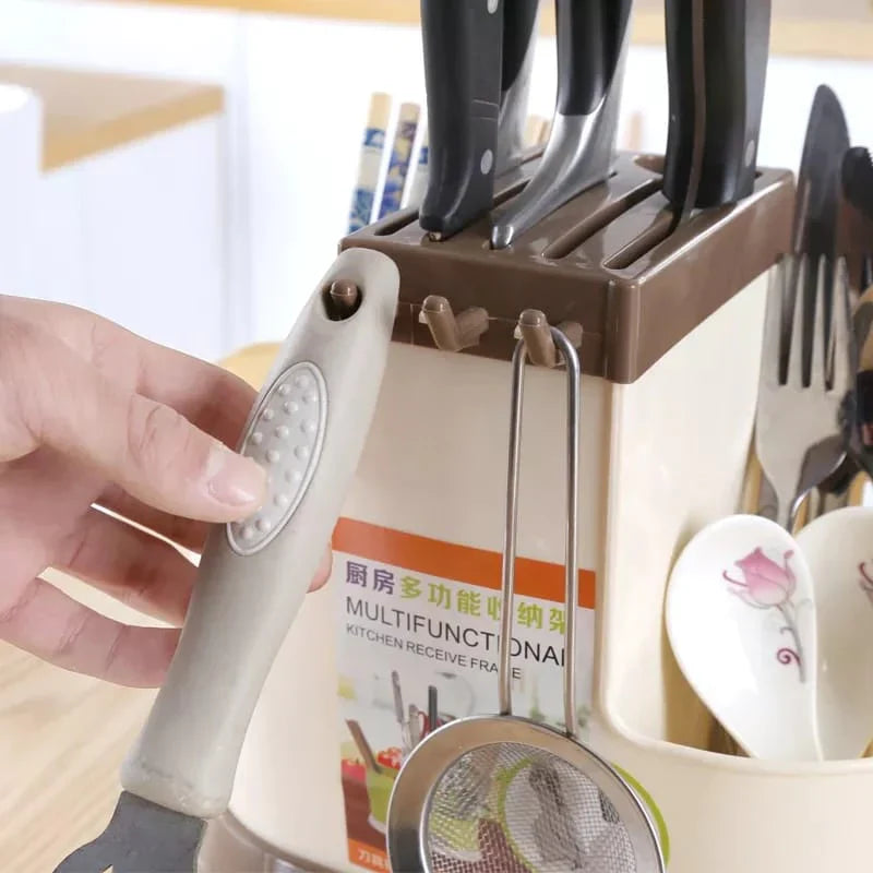 Multi Function Knife And Cutlery Holder Bowlift