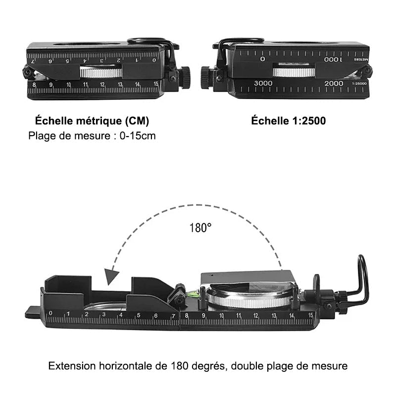 Military multifunctional navigation compass | Bowlift