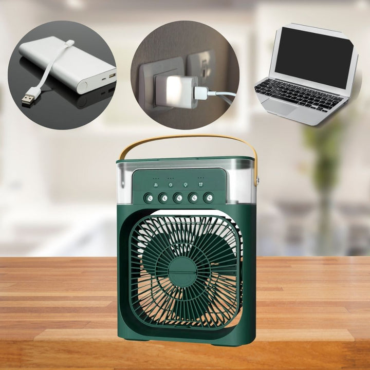 3-in-1 Air Cooler Humidifier | Portable, Adjustable Fan Speeds & Ideal for Bedrooms, Offices & Small Spaces | Bowlift
