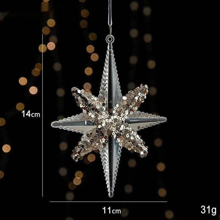 BowLift | Christmas Decorations Sequins Acrylic Transparent Pendant