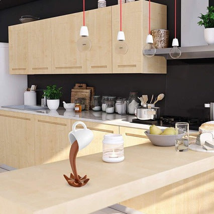 BowLift | Floating desktop decorative coffee cup ornaments