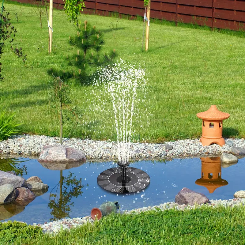 BowLift | SolarSpring Vital Solar Fountain | Floating Pond Pump | Garden Decoration | Solar Water Feature for Outdoors