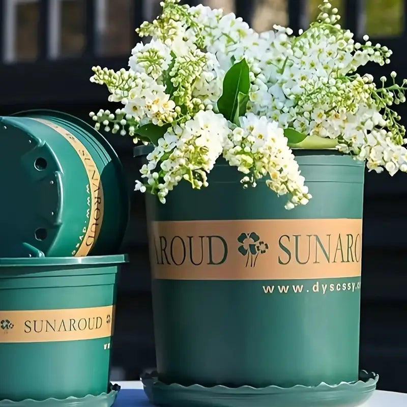 BowLift | Robust Plant Pot Made of Plastic – Weatherproof Flower Pot for Garden and Balcony