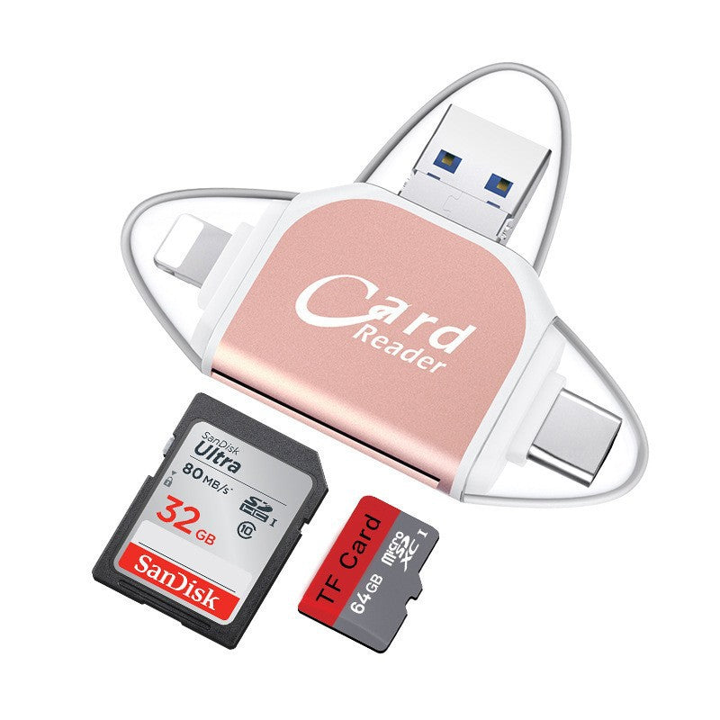 Multi-Port 4 in 1 Universal SD TF Card Reader | Bowlift