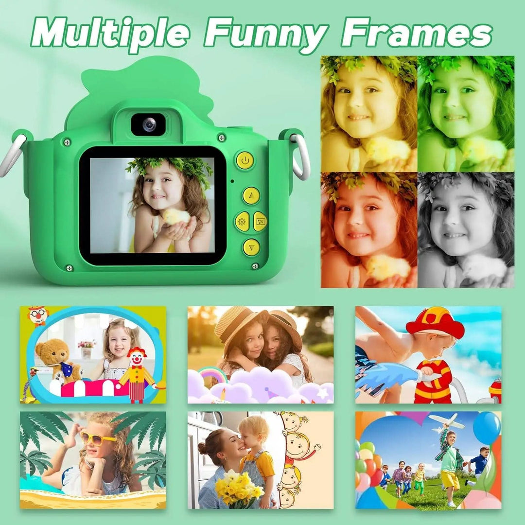 BowLift | Dinosaur camera for kids with 1080p HD