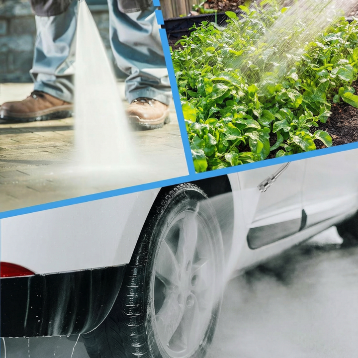 AquaForce 2-in-1 High Pressure Water Gun — Say goodbye to dirt stress and enjoy effortless shine moments! | Bowlift