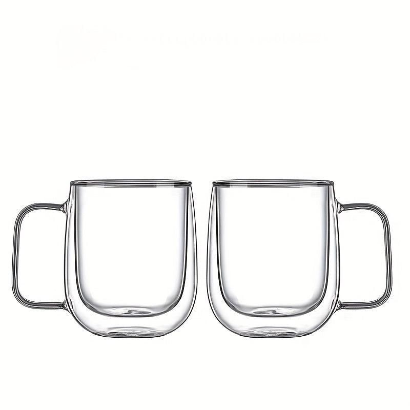 ThermoSip Double-Walled Glass Mug – Borosilicate Glass, Heat Resistant & Elegant | Bowlift