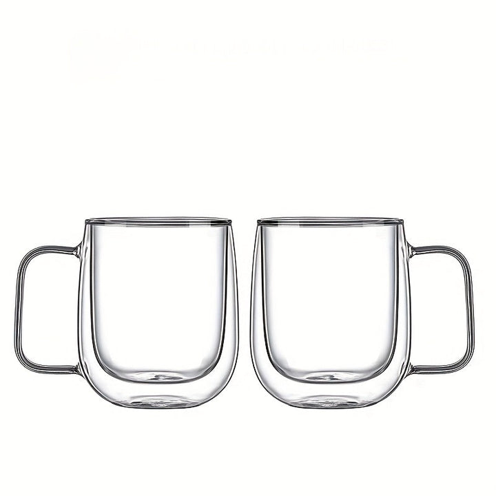 ThermoSip Double-Walled Glass Mug – Borosilicate Glass, Heat Resistant & Elegant | Bowlift