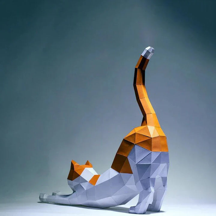 BowLift | 3D Creative Set Paper Cat for Self-Assembly