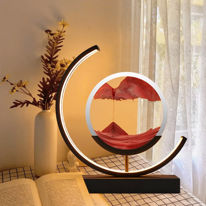 BowLift | 3D Sand Shell Table Lamp - Abyss