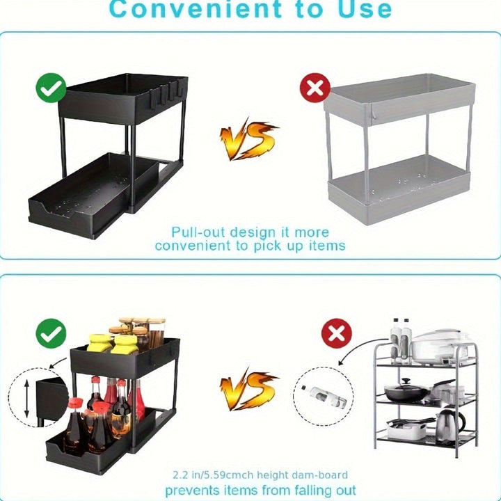 Extendable Sink Cabinet Organizer | Bowlift