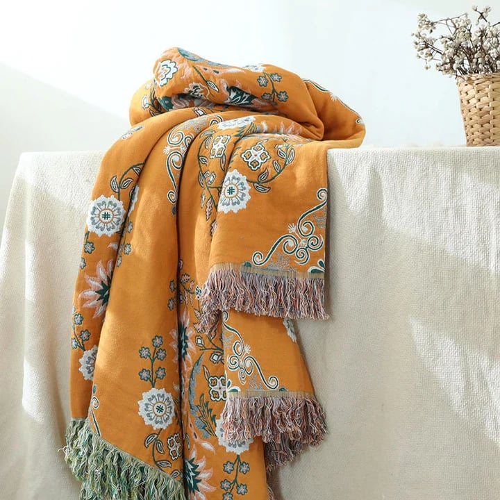 BowLift | Cotton Queen Bedcover Sofa Blanket