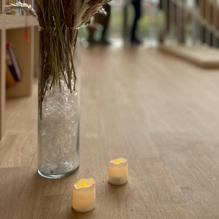 MagicGlow - Safe LED Tea Lights Set of 24 Bowlift