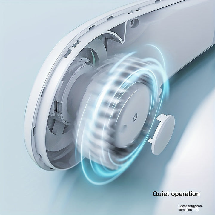 1pc Hands-Free Portable Neck Fan - Rechargeable, Leafless, and USB Powered - Perfect for Desk and Travel Use | Bowlift