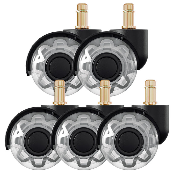 5 pieces office chair wheels swivel chair wheels 10mm x 22mm | Bowlift