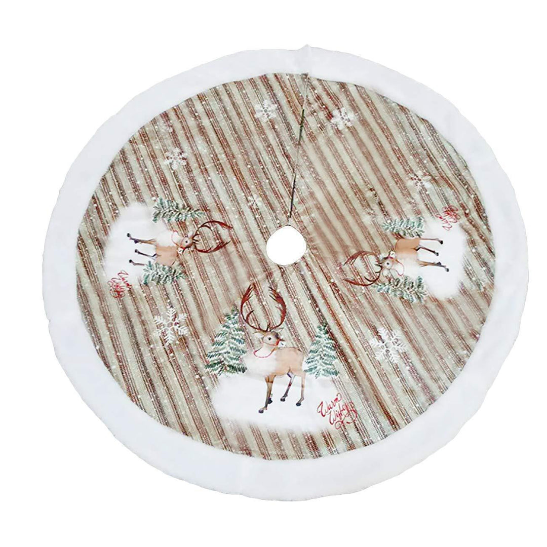 BowLift | Christmas Tree Bottom Decoration Tree Skirt 98cm Flannel Old Man Tree