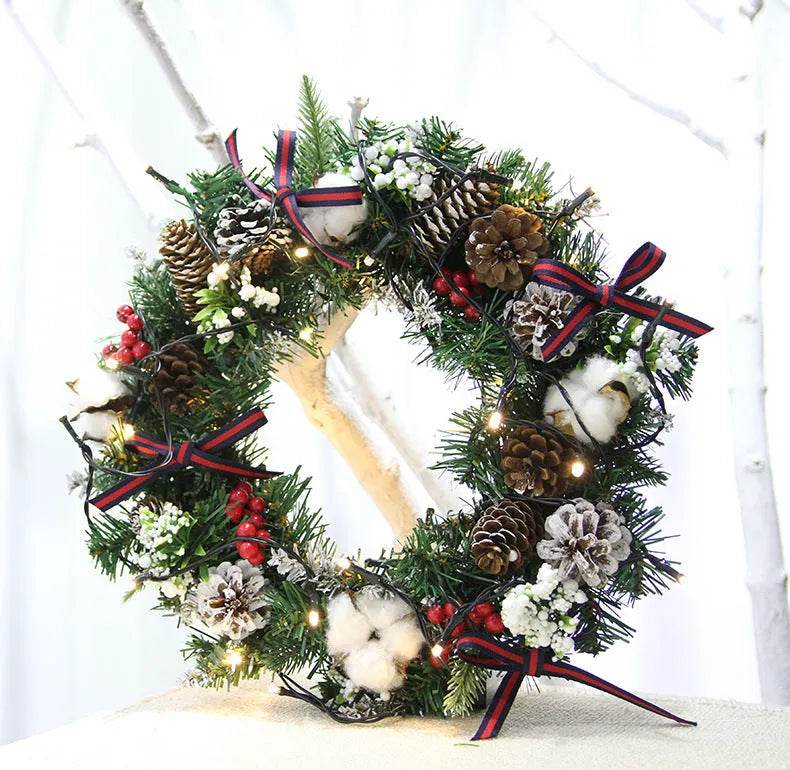 BowLift | 30cm 40cm Christmas Wreath Ornaments Christmas Wreath