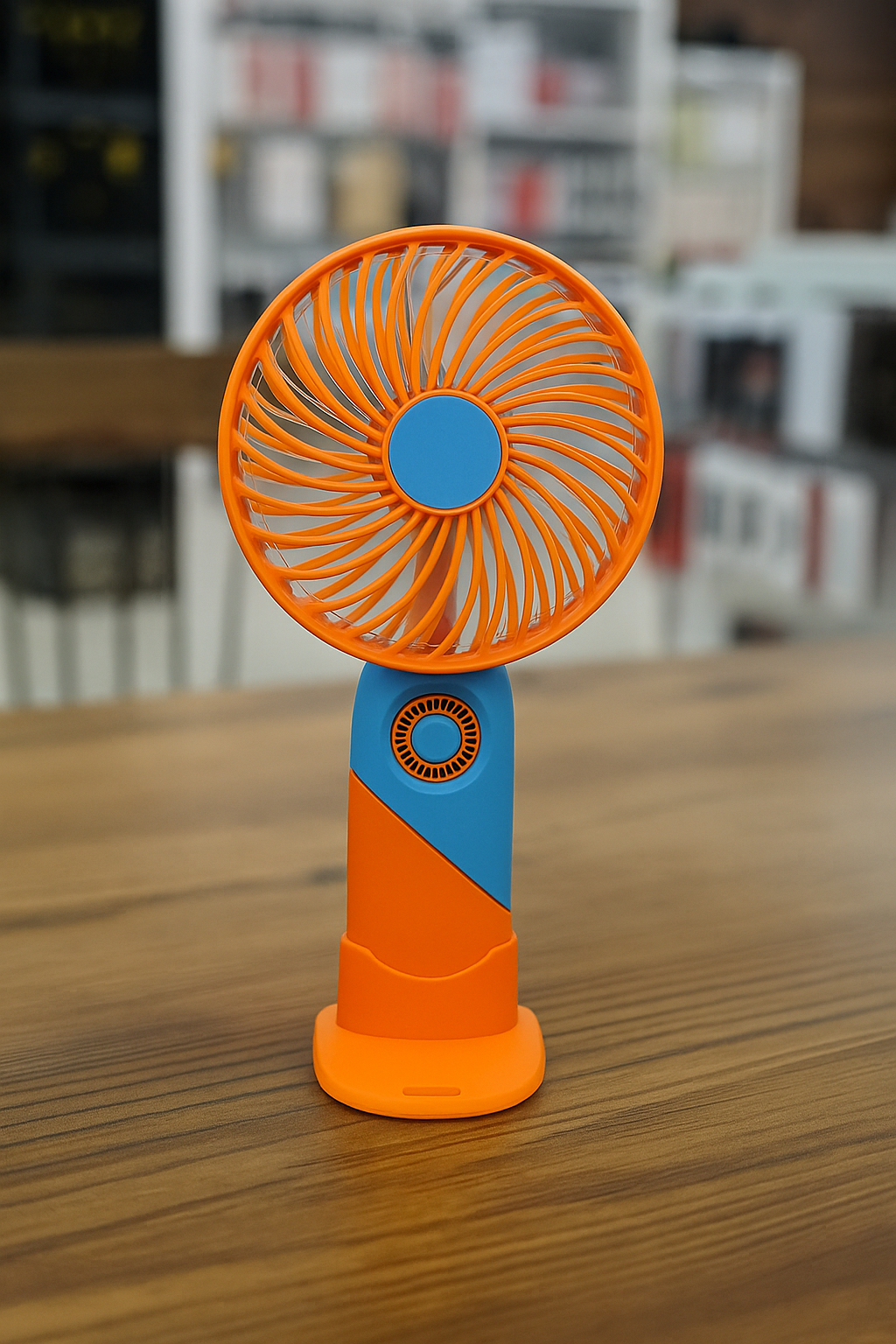 ColorTwist™ Mini Fan – 3-Speed Rechargeable Handheld Fan | Bowlift