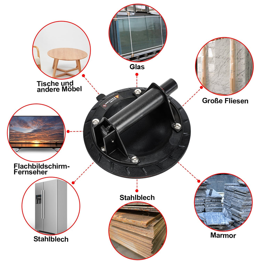 Suction cup holder 2 pieces max.100KG | Bowlift