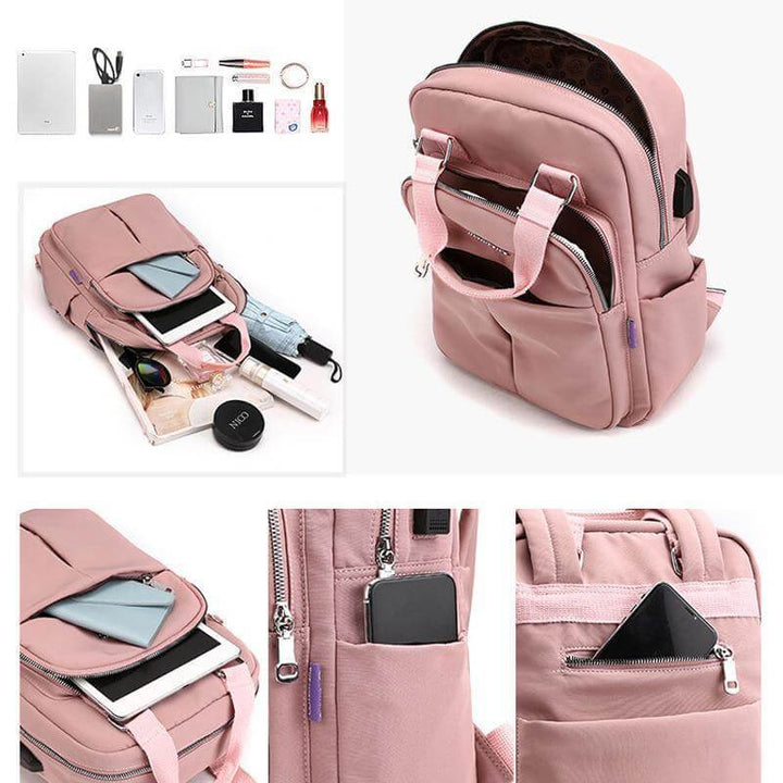 BowLift | Waterproof Multifunction Backpack – Durable Travel, Work & School Bag with USB Charging Port