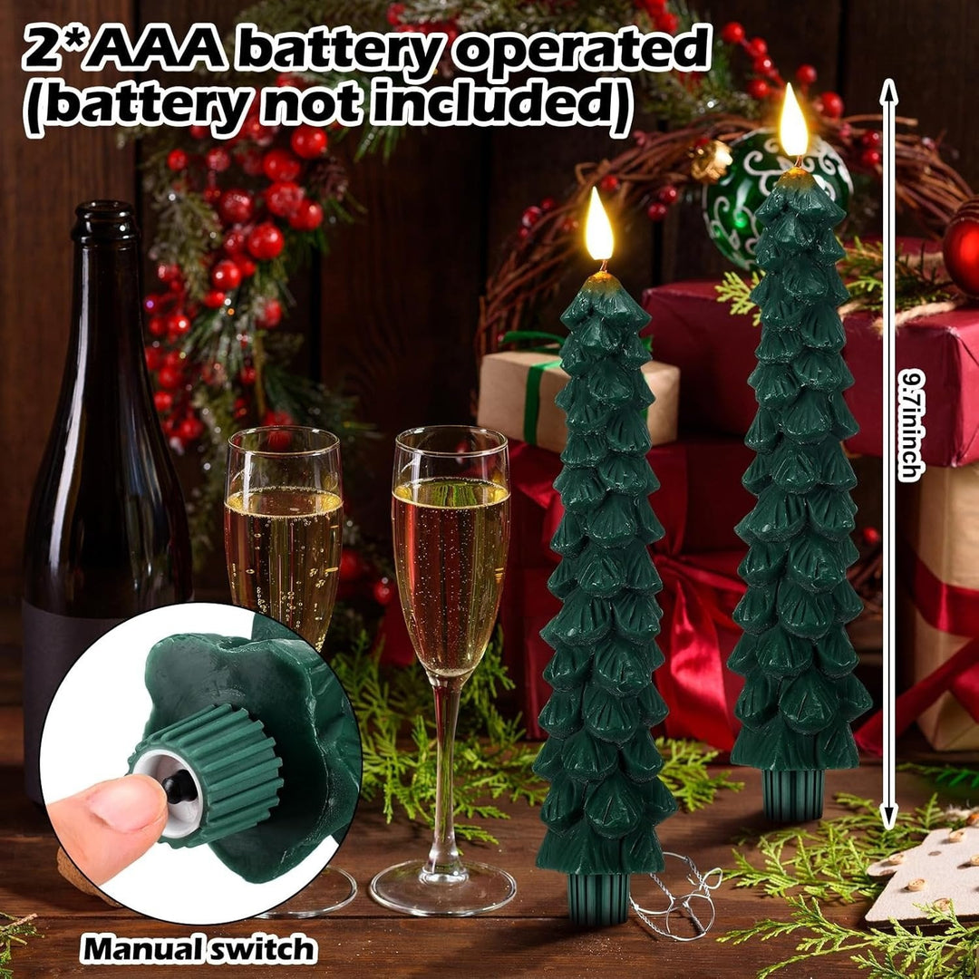 BowLift | LED Christmas Candle | Musical Flameless Candlelight | Holiday Decoration for Warm Ambience