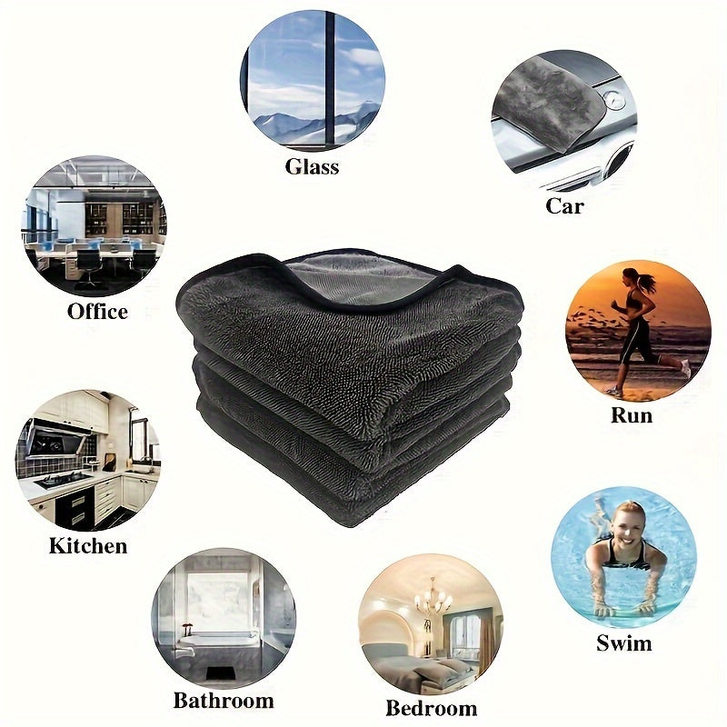 Microfiber Cleaning Cloths 3-Piece Set | Bowlift