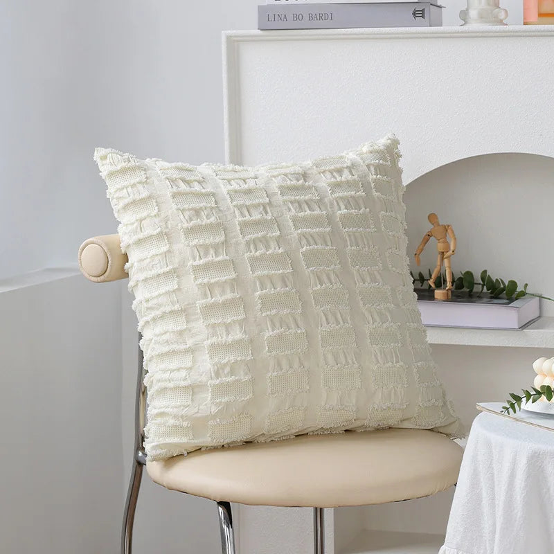 BowLift | Elegant Green Jacquard Decorative Pillow Cover