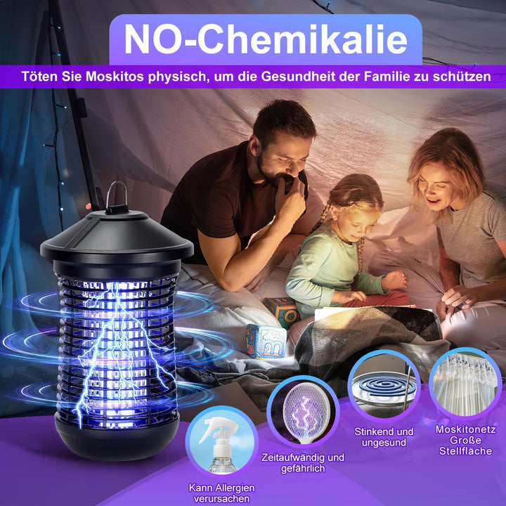 Electric Mosquito Lamp Insect Killer UV Light | Bowlift