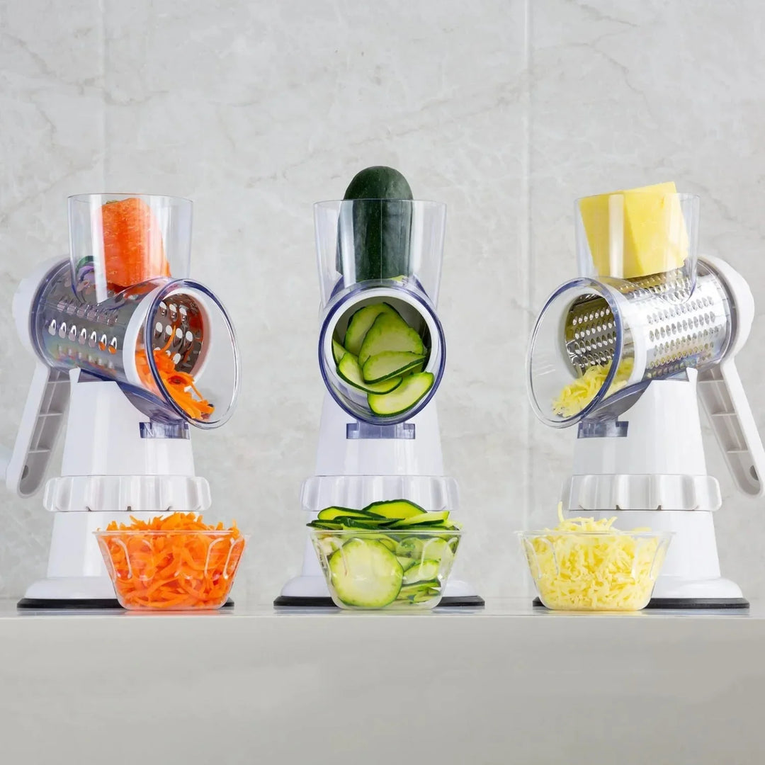 3in1 Vegetable Slicer Manual Grater For Vegetable Cutter Kitchen Tool | Bowlift