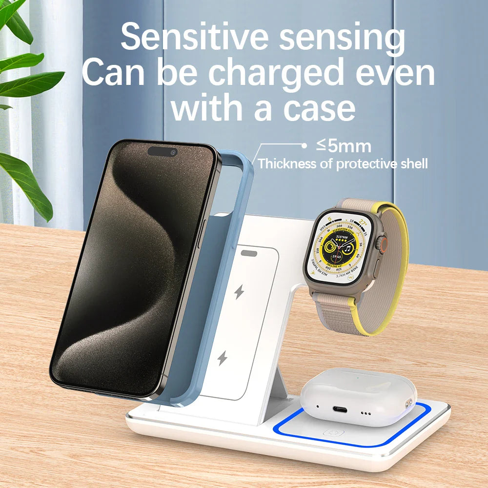 BowLift | 3 in 1 Foldable Wireless Charging Stand